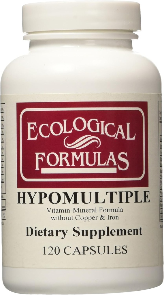 Cardiovascular Research Hypomultiple Vitamina-Mineral Formula Capsules, 120 Cuenta