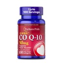 Puritan's Pride Coenzyme CoQ10 50mg, Dietary Supplement for Heart Health, Blood Pressure, Oral Gum Health, and Healthy Aging Support, 100 Servings, Rapid Release Softgels