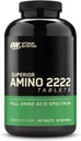 Nutrición óptima Amino superior 2222 Tabletas, Aminoácidos esenciales completos, EAAs, 160 Cuenta