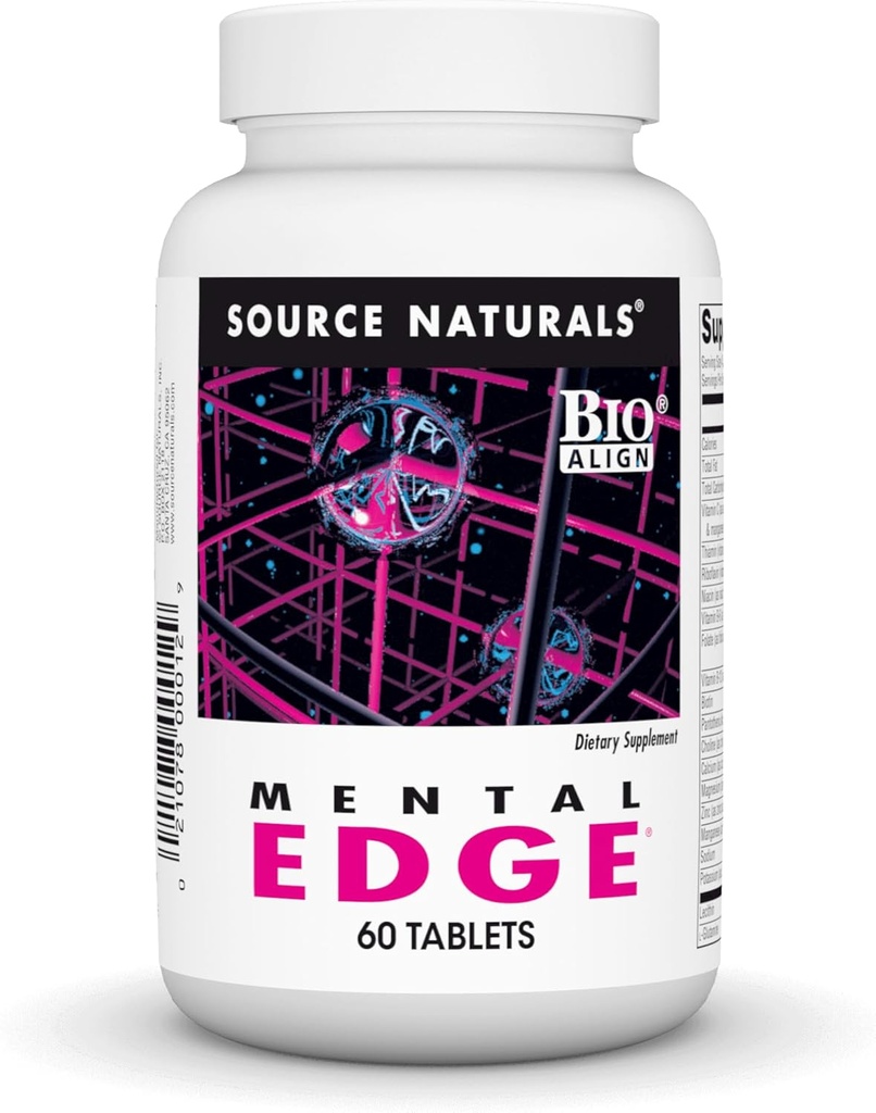 Fuente Naturals Mental Edge - Brain Boosting Suplemento* - 60 Tablets