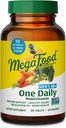 MegaFood Hombres 55+ One Daily - Multivitamínico para Hombres con Vitamina B12, C, D & Zinc - El envejecimiento óptimo &amp; Suplemento de Apoyo Inmunitario - Vegetariano - Hecho sin 9 Alérgenos Alimentarios - 120 Tabs
