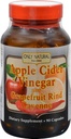 Únicamente natural de la sidra de manzana vinagre más pomelo Rind Cayenne Capsules, 90-Count