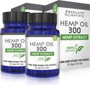 Absolute Nutrition Hemp Oil Capsules 2 Pack 60ct - 100% Organic Hemp Capsules - Rich in Omega Fatty Acids 3 6 9 - Grown and Made in USA - with MCT Oil