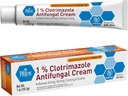 MED PRIDE 1% Clotrimazole Antifungal Cream 1oz- Fungus Skin Care Treatment with - Jock Itch Body Ointment - Fights Infection, Sweat Rash, Athletes Foot, Ringworm ' Relieves Itching, Burning