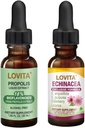 Lovita Bee Propolis &amp; Echinacea Liquid Nutrient Suplementos Bundle
