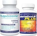 Lipozene Weight Loss Combo of one Mega Bottle 120 Count and one Bottle of MetaboUP Thermogenic Supplement 60 Count in Total - Boost Metabolism, Increase Energy, and Control Your Appetite