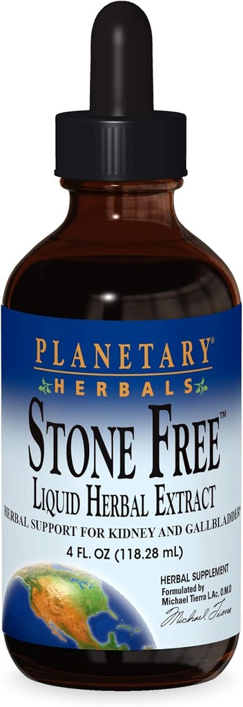 Herbals planetarios: Stone Free 4 oz. Liquid