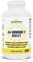 Del-Immune V® Daily by Stellar Biotics, All-Natural Immune Support &amp; Gut Health, Cuidado Inmediato, Metabiótico: NextGen Probiotic Therapy (1000 Caps)