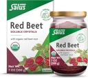 Salus Red Beet Crystals - Organic Nutritional Beet Root Powder Mix - Superfood Powder Supplement with Vitamin C, Folate, Magnesium & Potassium - 7 oz