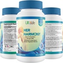 UltaLife Her Harmony Menopause Supplements for Women - Hot Flashes Menopause Relief &amp; Hormone Balance for Women - Contiene Black Cohosh, Dong Quai, Red Clover &amp; Más - Estrógeno Gratis - 120 cápsulas
