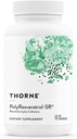 THORNE - PolyResveratrol-SR - Suplemento Trans-Resveratrol para el envejecimiento saludable* - 60 cápsulas