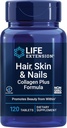 Cabello de extensión de vida, piel, " uñas- Collagen Plus, 120 cuenta