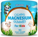 Infusiones Gummies de Magnesio Calma para Niños 90 Conde - Saludable Muscle Bone Energy Support Soft and Delicious Vegan Friendly " Non-GMO