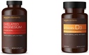 Elementos Glycinate de Magnesio Chelatado (240 Tabletas) y Vitamina D3 (180 Softgels)