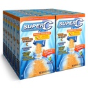Super C Vitamina &amp; Mineral Drink Mix, Orange, 6 CT Singles To Go, Pack of 12 (72 Total Packets)