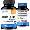 La Absorción Superior de Sandhu Magnesium Glycinate 775mg sometida140mg Magnesio Elemental Capsules vidas90 Conde, 90 Días Suministros VidasApoyos Descanso sueño &amp; musculoso salud TENPure, No GMO &amp; Gluten Gratis