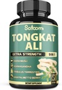Satoomi 9in1 Tongkat Ali Root Extract 200:1 - Ashwagandha, Tribulus Terrestris - 150 cápsulas para 5 meses - Apoyo Strength, Energy &amp; Healthy Immune