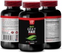 Belleza de rejuvenecimiento - Solución de pelo gris - con ácido BIOTIN &amp; FOLIC - nettles capsules, suplemento de paba, suplemento de pelo gris, suplemento de folato para las mujeres, vitaminas para la inversión del cabello gris, 1B 60 caps