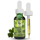 Centro de Paraíso Aceite Mediterráneo Salvaje de orégano con 75%+ Carvacrol (1 h oz) Aceite de orégano certificado gotas orgánicas en aceite de oliva virgen extra para inmune* &amp; respiratorio* Soporte, Aprox 450 Servimientos