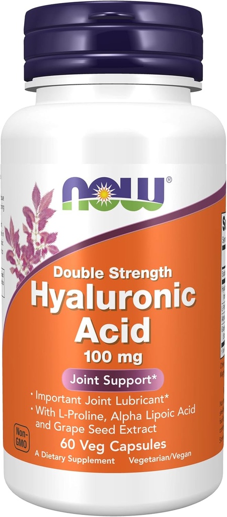 Ácido Hialurónico 100mg 60 VegiCaps (Pack de 2)