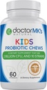 Probióticos para niños Chewable por Doctor MK's®, Sugar Gratis, Sabores Como Candy, Tablas de Berry Natural Wild, Vegetariano/Vegan