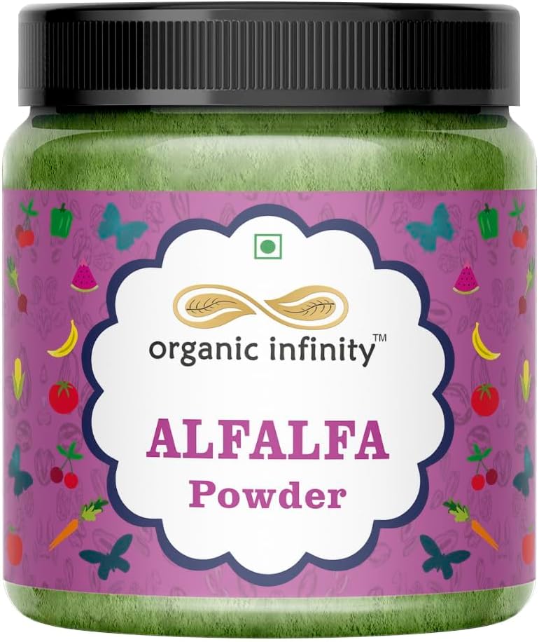 Alfalfa Grass Powder (100 Gram/3.5 Ounce) Medicago Sativa