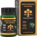 4 Paquetes de Wax Green Bee Propolis 500mg (60 cápsulas)