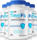 (5 Pack) Tinnifix Capsules - Avanzado soporte auditivo Fórmula, Tinnifix Pills to Maintain Healthy Hearing, All Natural Tinnifix for Complete Ear Health, Official Tinni Fix Review (300 Capsules)