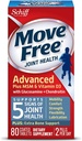 Move Free Advanced Plus MSM y Vitamina D3, 80 tabletas - Suplemento Conjunto de Salud con Glucosamina y Condroitina (Pack of 3)