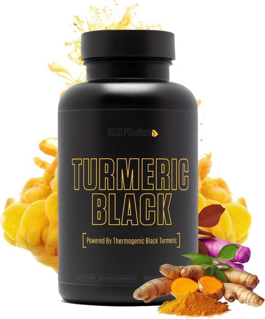 Sculpt Nation by V Shred Powerful Turmeric Supplement - Turmeric Curcumin with Black Pepper " Patented Ingredients for Joint Health - 30-Day Supply