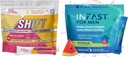 Real Ketones Intermittent Fasting Drink Mix Bundle for Weight Loss Support Raspberry Lemon Shift Electrolytes & Intermittent Fasting Electrolytes for Hombres with BHB Exogenous Ketones (30 Cuenta Cada)