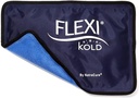 FlexiKold Reusable Gel Ice Pack with Straps – Cold Compress Pack for Injuries – Flexible Medical Ice Wrap for Back, hombros, piernas, rodillas, ciática, dolor muscular – Media Tamaño