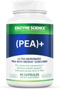 Enzyme Science Pea + Turmeric Curcumin Suplemento de Apoyo Fisiológico ayuda a apoyar Nervous, Immune, & Muscular Systems - 60 cápsulas