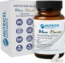 Nutricel Metileno Azul cápsulas con Glicina agregada + NAC (GlyNAC), Collagen, y Creatina - Confeccionado hecho en América Marca - 7mg (USP Referencia cumple) - Tercera Parte testado (60ct)