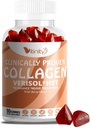 VITINITY VERISOL® HST+HA+VIT C Collagen Hard Chewy Gummies Clinically Proven Beauty. Firme,Smoother Skin,Swer Wrinkles,Reduced Cellulite. Belleza verdadera desde dentro. El Look-Good Feel-Good -30 Day Supply