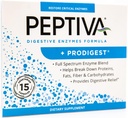 Peptiva Digestive Enzyme Suplemento + ProDigest - Ayudas con Bloating, Gas, Constipation - 15 Cuenta
