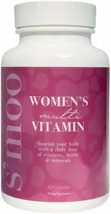 S'moo Mujeres Multivitamina ANTE PCOS Multivitamina, Equilibrio hormonal para Mujeres, Suplementos de Fertilidad para Mujeres, Suplemento de Ovulación, Salud Ovárica (30 Servimientos)