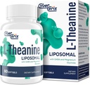 Liposomal L-Theanine 500mg, Complejo con GABA 200mg &amp; Magnesium 100mg, Suplemento Extra Strength para la calma, la relajación " Focus, Gluten Free - 60 cápsulas