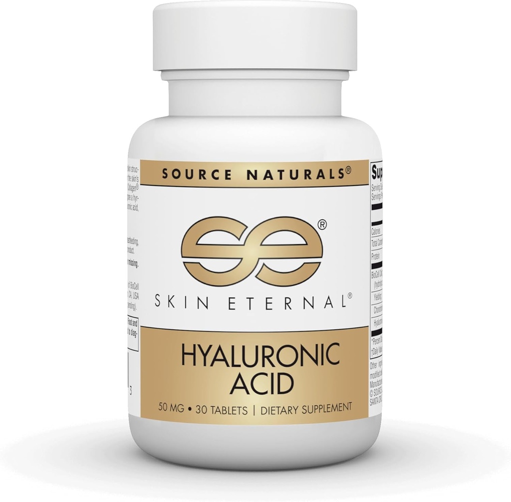 Fuente Naturales Esquí Eterna Ácido Hialurónico, 50 mg - 30 Tablas