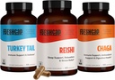FreshCap Immune Defenders Bundle (Reishi, Turquía Tail, Chaga) Capsules