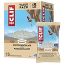 CLIF BAR - Energy Protein Bars - White Chocolate Macadamia Nut - Hecho con avena orgánica - Energy Bars - Non-GMO - (15 Pack)