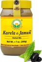 BASIC AYURVEDA Karela " Jamun Herbal Mix Powder ← Tradicional Bitter Gourd " Indio BlackBerry Blend ← Natural Plant-Based Suplemento para la rutina diaria " Lifestyle Support latitud 7.05 Oz (200g)