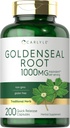 Carlyle Goldenseal Root Capsules 1000mg ← 200 Conde ← Tradicional Herb Suplemento ← No GMO, Gluten Free