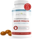 Soy Free Phosphatidylserine 100mg - Phosphatidylserine Suplemento de Sunflower Lecithin, Patented Sharp PS100, Brain Health, Memory Aid, Cortisol Control, Mental Sharpness, Non GMO, 90 Softgels