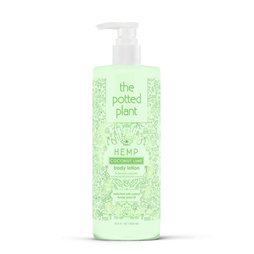 Coco coco Lime Body Lotion Hemp Seed Oil THC-Free Vegetable Collagen Vitamina E 16.9 oz