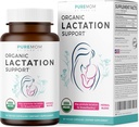 USDA Organic Lactation Supplement - Increase Milk Supply with Herbal Breastfeeding Support - Aid for Mothers - Organic: Fenugreek Seed, Fennel &amp; Milk Thistle - 60 Vegan Capsules (No Pills or Cookies)