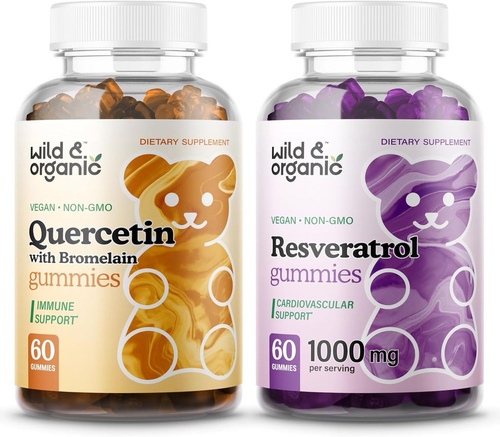 Wild &amp; Organic Quercetin &amp; Reveratrol Gummies