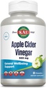 KAL Chewable Tablets, Apple Cider Vinegar, 500 mg, 60 Conteo