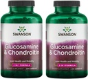 Swanson Glucosamine & Chondroitin Combo 500/250 Milligrams 200 Capsules (2 Pack)