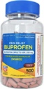 Rite Aid Pharmacy Ibuprofen 200 mg - 500 Coated Brown Caplets - Reliever de dolor y Reductor de fiebre - Alivio de migraña - Alivio de dolor de espalda - píldoras de alivio de dolor de artritis